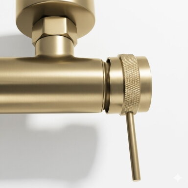 Vonios maišytuvas Lungo Grip Brush Gold