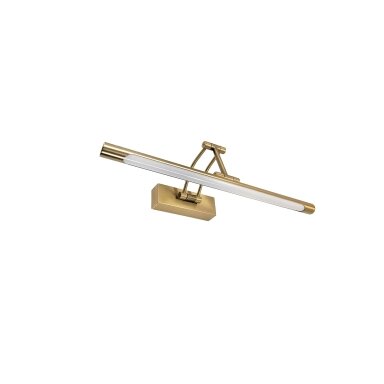 Vonios sieninis LED šviestuvas SWE022-1W 42cm Brush Gold