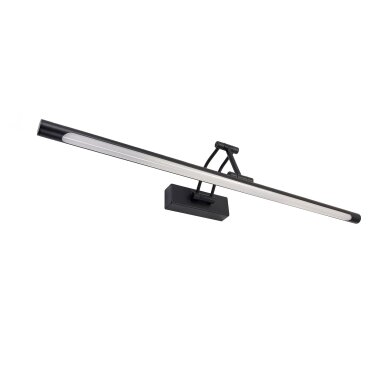 Vonios sieninis LED šviestuvas SWE026-1W 60cm Black