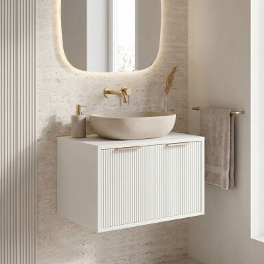 Vonios spintelė po praustuvu Core 60cm White