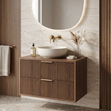 Vonios spintelė po praustuvu Mono 80cm Brown