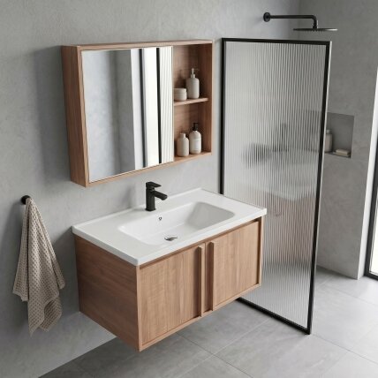 Vonios baldų komplektas su praustuvu Gama T25023 HHL 80CM 4