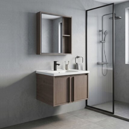 Vonios baldų komplektas su praustuvu Gama T25023 KJM 60CM 4 Vonios baldų komplektas su praustuvu Gama T25023 KJM 60CM 4