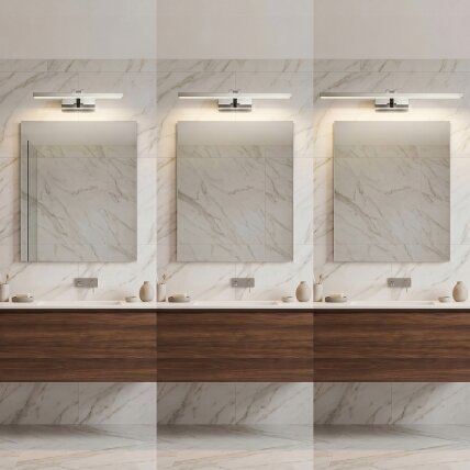 Vonios sieninis LED šviestuvas APP1857-1W 40cm Chrome 5 Vonios sieninis LED šviestuvas APP1857-1W 40cm Chrome 5