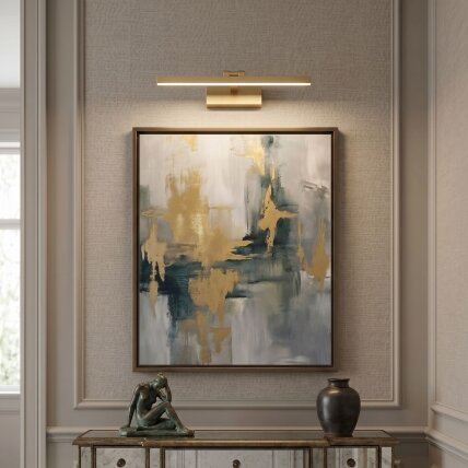 Vonios sieninis LED šviestuvas APP1860-1W 40cm GOLD 3 Vonios sieninis LED šviestuvas APP1860-1W 40cm GOLD 3