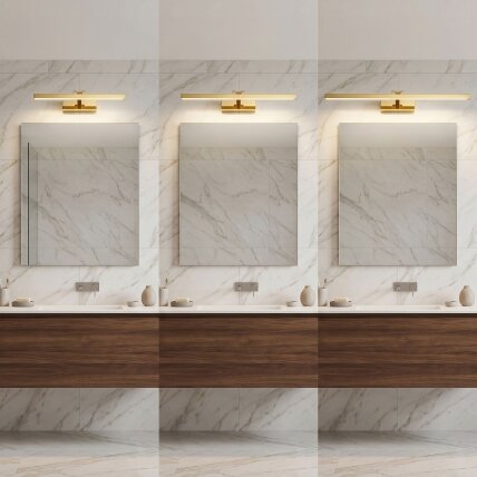 Vonios sieninis LED šviestuvas APP1860-1W 40cm GOLD 4 Vonios sieninis LED šviestuvas APP1860-1W 40cm GOLD 4
