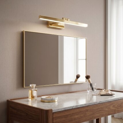 Vonios sieninis LED šviestuvas APP1861-1W 60 cm GOLD 7
