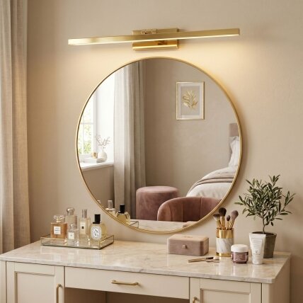 Vonios sieninis LED šviestuvas APP1862-1W 80 cm GOLD 3