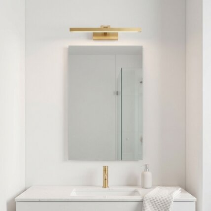 Vonios sieninis LED šviestuvas APP1864-1W 60 cm BRUSH GOLD 5