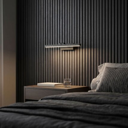 Vonios sieninis LED šviestuvas APP1866-1W 40 cm Black 5 Vonios sieninis LED šviestuvas APP1866-1W 40 cm Black 5
