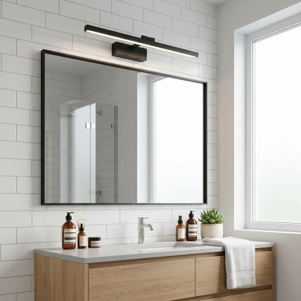 Vonios sieninis LED šviestuvas APP1867-1W 60 cm Black 7 Vonios sieninis LED šviestuvas APP1867-1W 60 cm Black 7