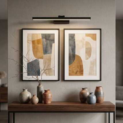 Vonios sieninis LED šviestuvas APP1868-1W 80 cm Black 2 Vonios sieninis LED šviestuvas APP1868-1W 80 cm Black 2