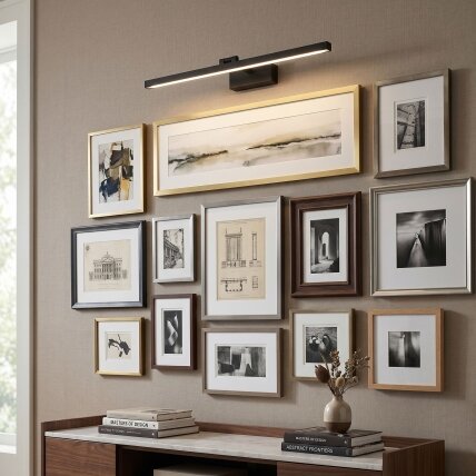 Vonios sieninis LED šviestuvas APP1868-1W 80 cm Black 5 Vonios sieninis LED šviestuvas APP1868-1W 80 cm Black 5