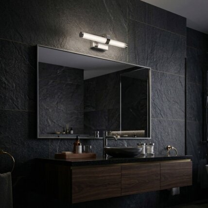 Vonios sieninis LED šviestuvas APP1881-1W 40cm CHROME 4 Vonios sieninis LED šviestuvas APP1881-1W 40cm CHROME 4