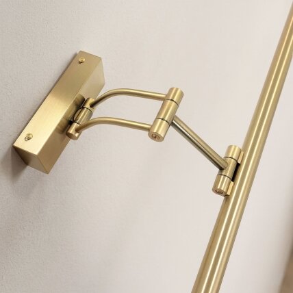 Vonios sieninis LED šviestuvas SWE022-1W 42cm Brush Gold 8 Vonios sieninis LED šviestuvas SWE022-1W 42cm Brush Gold 8