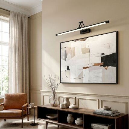 Vonios sieninis LED šviestuvas SWE027-1W 80cm Black 5 Vonios sieninis LED šviestuvas SWE027-1W 80cm Black 5