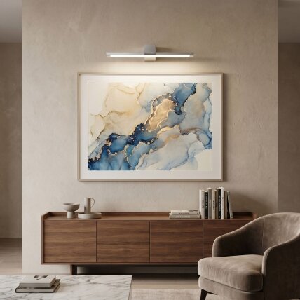Vonios sieninis LED šviestuvas SWE040-1W 40cm Chrome 3 Vonios sieninis LED šviestuvas SWE040-1W 40cm Chrome 3