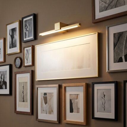 Vonios sieninis LED šviestuvas SWE043-1W 40cm GOLD 3 Vonios sieninis LED šviestuvas SWE043-1W 40cm GOLD 3