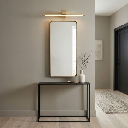Vonios sieninis LED šviestuvas SWE044-1W 60cm GOLD 3 Vonios sieninis LED šviestuvas SWE044-1W 60cm GOLD 3
