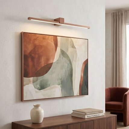 Vonios sieninis LED šviestuvas SWE054-1W 80 cm COPPER BRUSH 3 Vonios sieninis LED šviestuvas SWE054-1W 80 cm COPPER BRUSH 3
