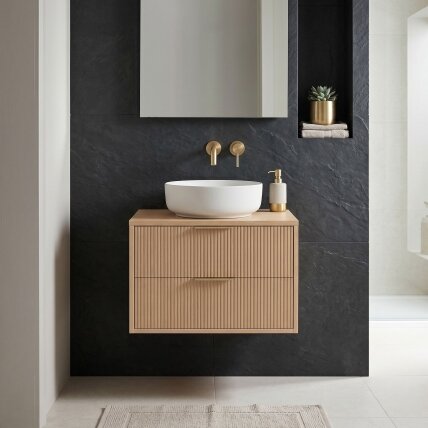 Vonios spintelė po praustuvu Mono 60cm Beige 5