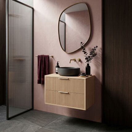Vonios spintelė po praustuvu Mono 60cm Beige 6