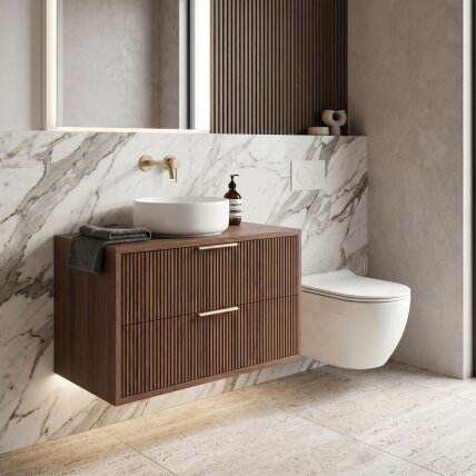 Vonios spintelė po praustuvu Mono 80cm Brown 5