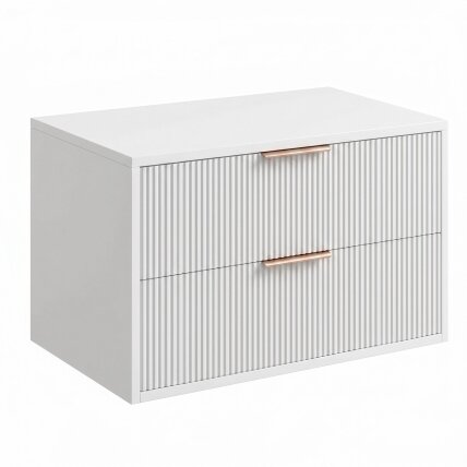 Vonios spintelė po praustuvu Mono 80cm White 7 Vonios spintelė po praustuvu Mono 80cm White 7