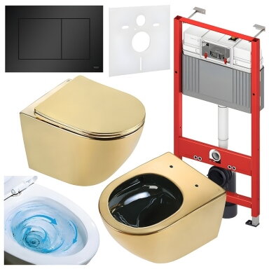 WC KOMPLEKTAS SU POTINKINIU RĖMU IR MYGTUKU WC317