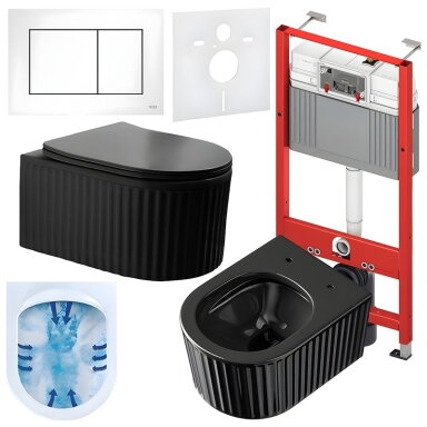 WC KOMPLEKTAS SU POTINKINIU RĖMU IR MYGTUKU WC316