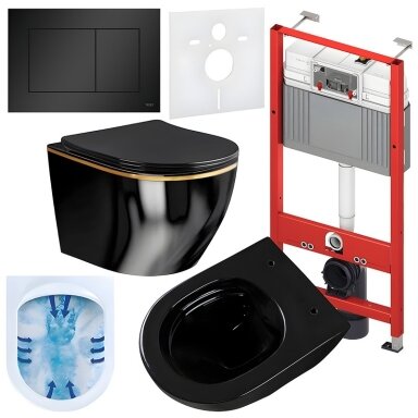 WC KOMPLEKTAS SU POTINKINIU RĖMU IR MYGTUKU WC229