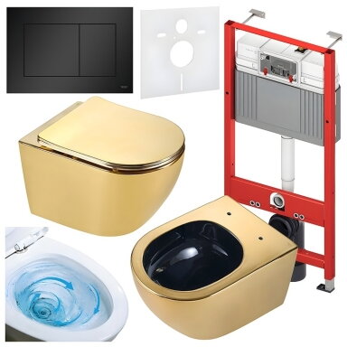 WC KOMPLEKTAS SU POTINKINIU RĖMU IR MYGTUKU WC296