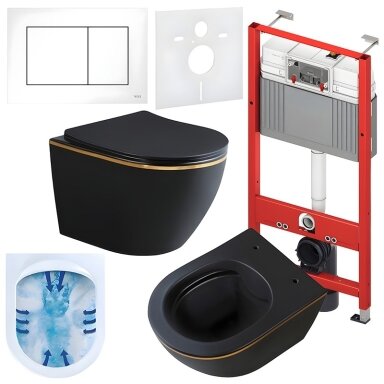 WC KOMPLEKTAS SU POTINKINIU RĖMU IR MYGTUKU WC119