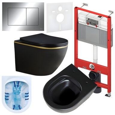 WC KOMPLEKTAS SU POTINKINIU RĖMU IR MYGTUKU WC251