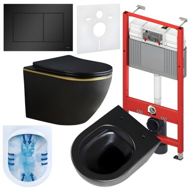 WC KOMPLEKTAS SU POTINKINIU RĖMU IR MYGTUKU WC249