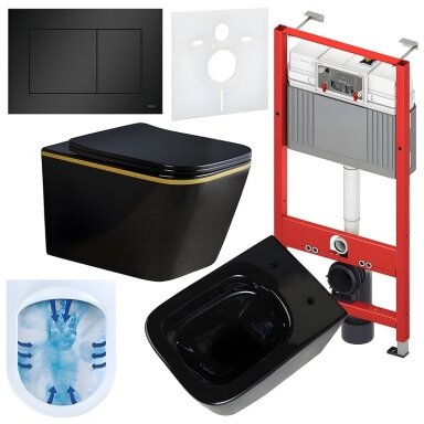 WC KOMPLEKTAS SU POTINKINIU RĖMU IR MYGTUKU WC245