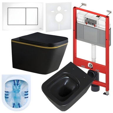 WC KOMPLEKTAS SU POTINKINIU RĖMU IR MYGTUKU WC266