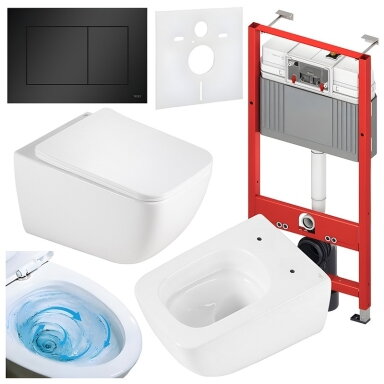 WC KOMPLEKTAS SU POTINKINIU RĖMU IR MYGTUKU WC321