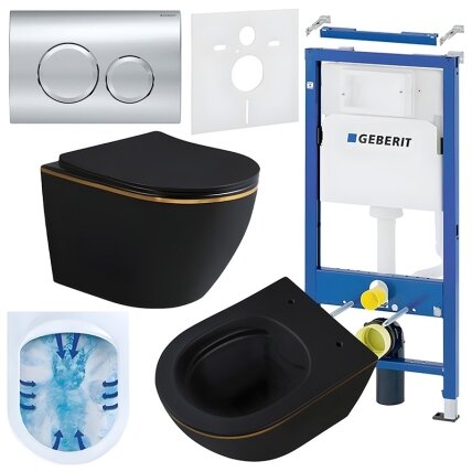 WC KOMPLEKTAS SU POTINKINIU RĖMU IR MYGTUKU WC388