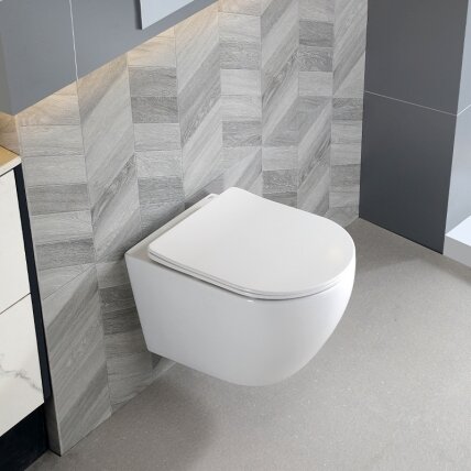 WC KOMPLEKTAS SU POTINKINIU RĖMU IR MYGTUKU WC371 12