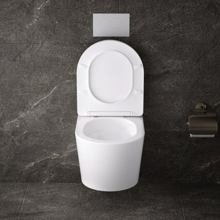 WC KOMPLEKTAS SU POTINKINIU RĖMU IR MYGTUKU WC152 12