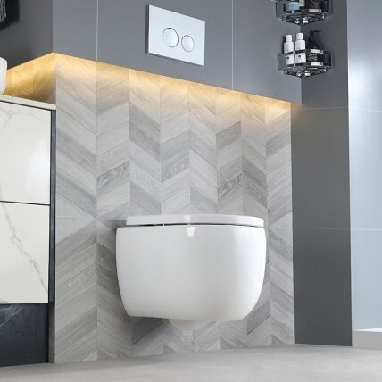 WC KOMPLEKTAS SU POTINKINIU RĖMU IR MYGTUKU WC330 8