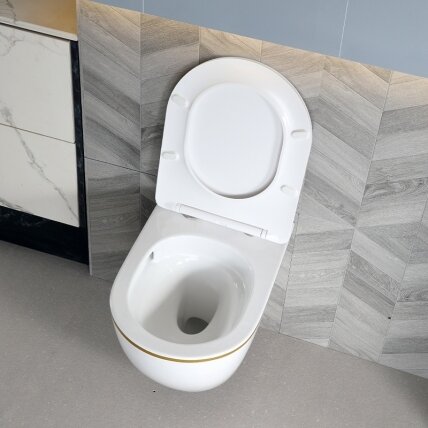 WC KOMPLEKTAS SU POTINKINIU RĖMU IR MYGTUKU WC243 6