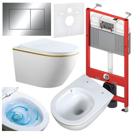 WC KOMPLEKTAS SU POTINKINIU RĖMU IR MYGTUKU WC243 WC KOMPLEKTAS SU POTINKINIU RĖMU IR MYGTUKU WC243