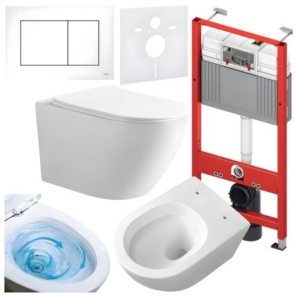 WC KOMPLEKTAS SU POTINKINIU RĖMU IR MYGTUKU WC112 WC KOMPLEKTAS SU POTINKINIU RĖMU IR MYGTUKU WC112