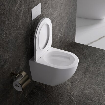 WC KOMPLEKTAS SU POTINKINIU RĖMU IR MYGTUKU WC150 10 WC KOMPLEKTAS SU POTINKINIU RĖMU IR MYGTUKU WC150 10