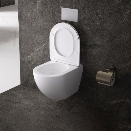 WC KOMPLEKTAS SU POTINKINIU RĖMU IR MYGTUKU WC150 12 WC KOMPLEKTAS SU POTINKINIU RĖMU IR MYGTUKU WC150 12