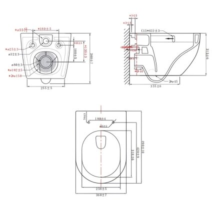 WC KOMPLEKTAS SU POTINKINIU RĖMU IR MYGTUKU WC149 19 WC KOMPLEKTAS SU POTINKINIU RĖMU IR MYGTUKU WC149 19