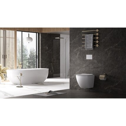 WC KOMPLEKTAS SU POTINKINIU RĖMU IR MYGTUKU WC141 4