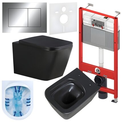 WC KOMPLEKTAS SU POTINKINIU RĖMU IR MYGTUKU WC219